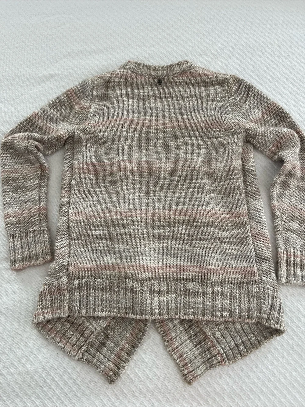 prAna Knit Cardigan Sweater Neutral Indie Gorpcore Cozy Earthy Athleisure Casual
